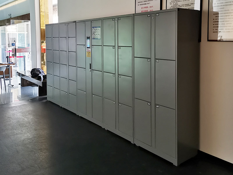 滕州市漢畫像石館采購天瑞恒安人臉識別智能寄存柜